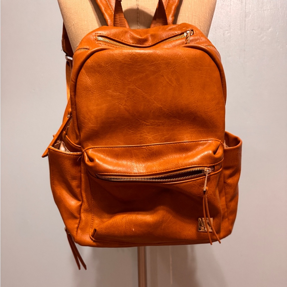 Travel Leather Backpack